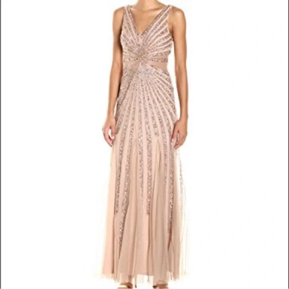 princess polly baby blue dress Sleeveless Beaded Net Mesh Mermaid Gown by Juliet JT2470S Sage Green / L